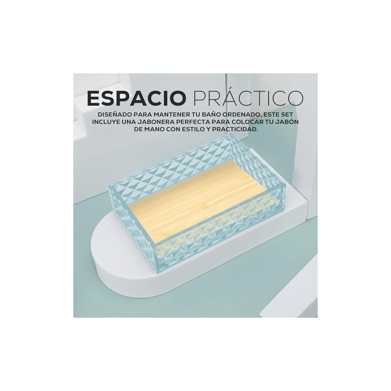 Set 5 Accesorios de Baño Kit de Baño Elegante Diseño
