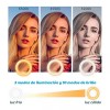 Bluelander Lampara Aro De Luz Led De 10 Pulgadas Con