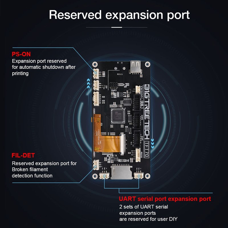 BIGTREETECH TFT70 V3.0 Graphic Smart Display Mainboard for Creality Ender