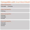 Compatible for FITVII Smart Watch Bands, 20mm, 22mm Breathable Nylon