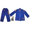 ROLL HARD Kids Brazilian Jiu Jitsu Kimonos Blue (M3)