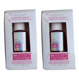 essie 2 Pack essie Nail Care, Hard To Resist Nail Strengthener,  0.46 fl oz