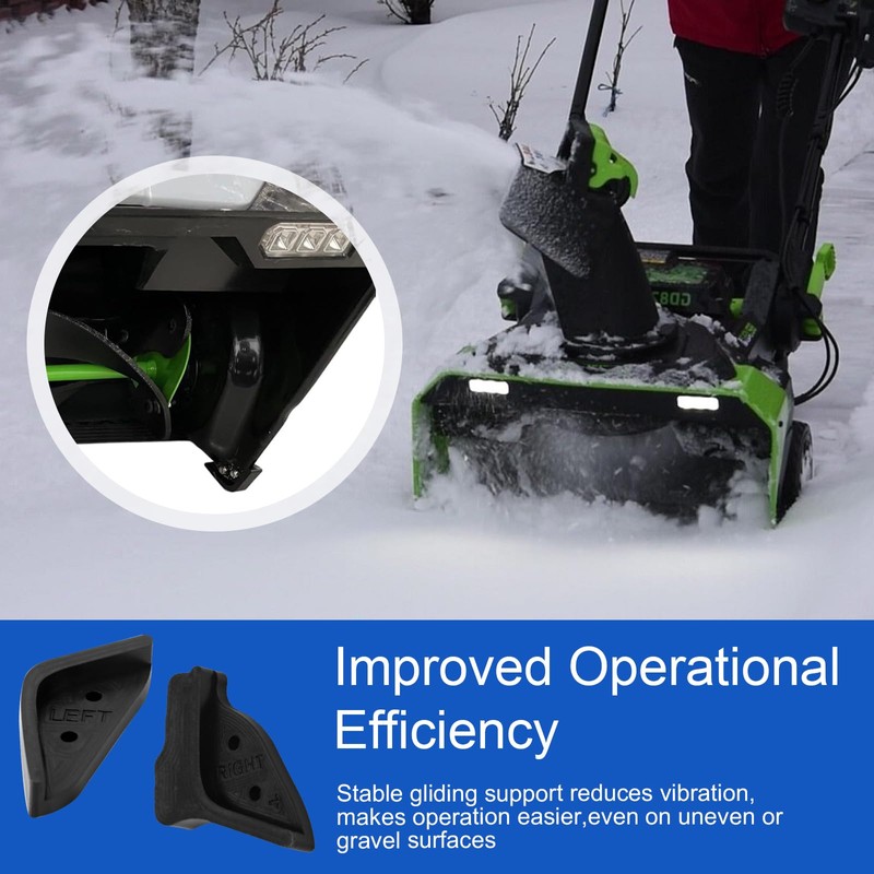 Single Stage Snow Blower Protective Slide Skid Shoes Kit Replacement