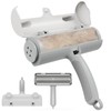 Zivacate Pet Hair Remover Lint Roller, Ergonomic Handle & Self-Cleaning,
