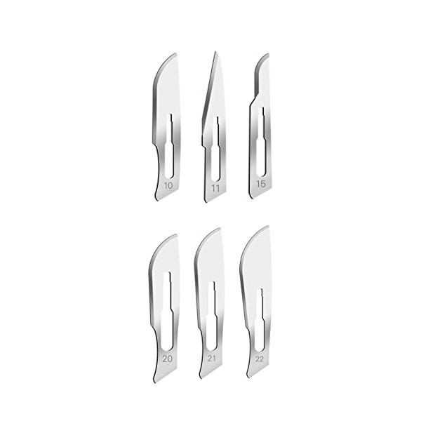 120 Surgical Sterile Scalpel Handle Blades #10#11#15#20#21#22 + 2 Free