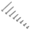 Walfront 800pcs M2 Self Tapping Screws 800pcs Phillips Flat Head