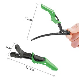 Pack of 24 Section Clips, Hairdresser, Plastic Hair Clips, Professional Crocodile Hair Clips for Salon Hairdresser (Colour 2)