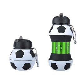 Outdoor Sports Water Bottle Household Silicone Folding Student Water Cup Portable Fall Proof Leak Proof Children Water Bottle