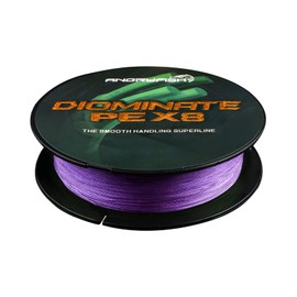 ANGRYFISH 4 Strands 300M/327Y or 500M/547Y-Super Strong Braided Fishing Line-Abrasion Resistant-Zero Stretch-Small Diameter-Superline(10LB/0.10MM//327YDS,Purple)