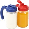2 Pack Wide Mouth Mason Jar Lids with Handle, Airtight