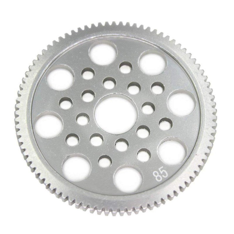 JFtech 7075 Aluminium Metal 48P Spur Gear 85T for 3Racing
