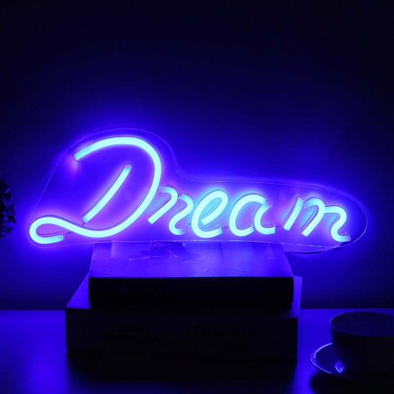 LED Neon Lamp Unique USB Powered Wall Neon Sign Party