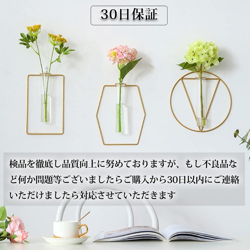 Upframe Wall Hanging Vase, Stylish, Test Tube Set, Single Vase,