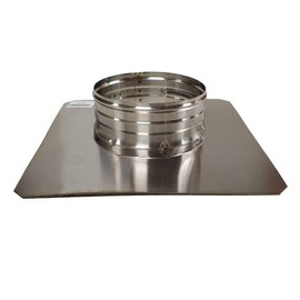 Rockford Chimney Supply Stainless Steel Flat Top Plate for 6" Rockford Liners