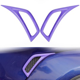 Barong for Jeep Wrangler JL JLU Gladiator JT 2018-2025 Accessories Side Fender Vent Decal Trim Cover (Purple