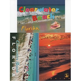 Clearwater Beach, Florida Postcard 3 pack of Postcards