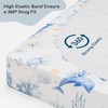 Yukkidds Next to Me Crib Sheets Fitted 83x50cm Baby Bedside