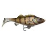 Savage Gear 4D Perch Shad swimbait rubber fish, colour: walleye,