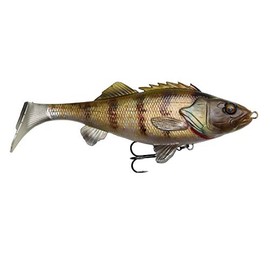 Savage Gear 4D Perch Shad swimbait rubber fish, colour: walleye, length / weight: 23 cm / 168 g