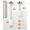 WYNEYET 3 Pack Mini Pendant Light, Brushed Nickel Hanging Ceiling