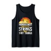 Mandolinist Master Of Strings And Tiny Things Music Tank Top