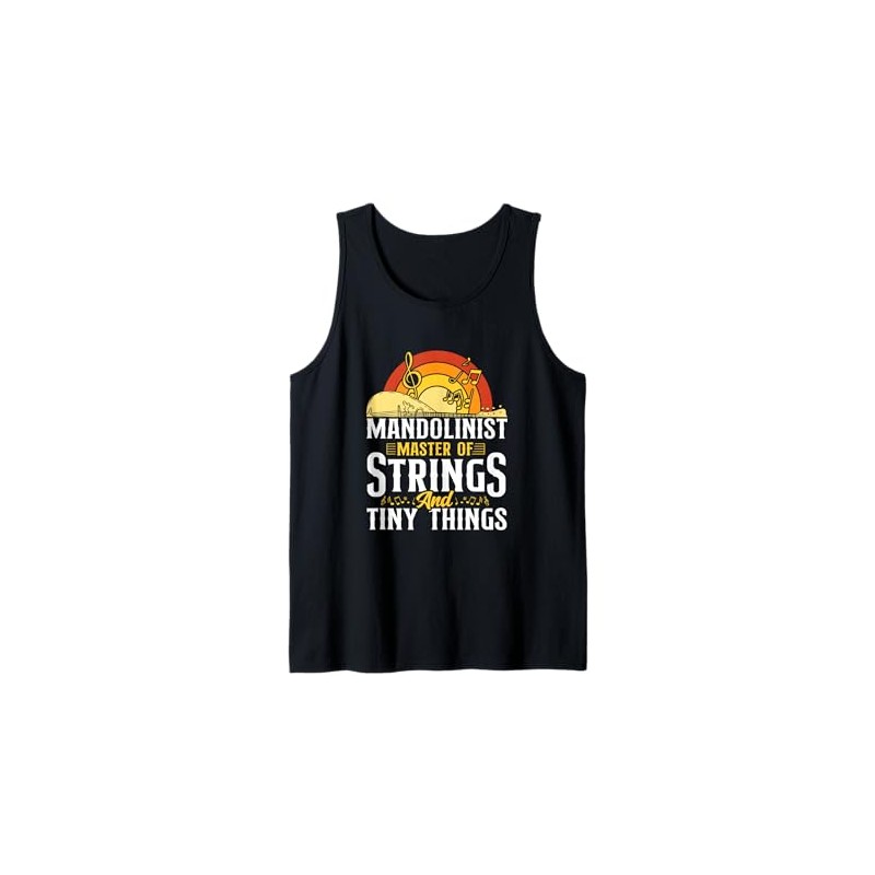 Mandolinist Master Of Strings And Tiny Things Music Tank Top