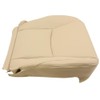 SecosAutoparts Front Driver Bottom Leather Seat Covers Light Tan Upholstery