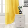 DWCN Sheer Curtains for Living Room Bedroom - Faux Linen