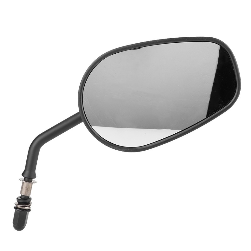 2PCS Motorcycle Motorbike Modified Oval Rearview Mirror Reflective Rear View