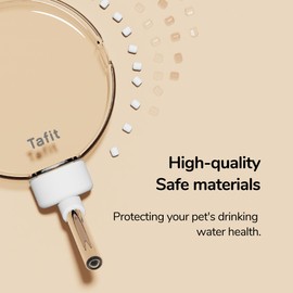 Tafit Hamster Water Bottle No-Drip Rollerball Hanging Small Animals Bottle Water Dispenser, for Dwarf Hamsters, Syrian Hamsters, Rats, Mice, Gerbils,Chew Proof, Leakproof, 5.3 oz, 150ml