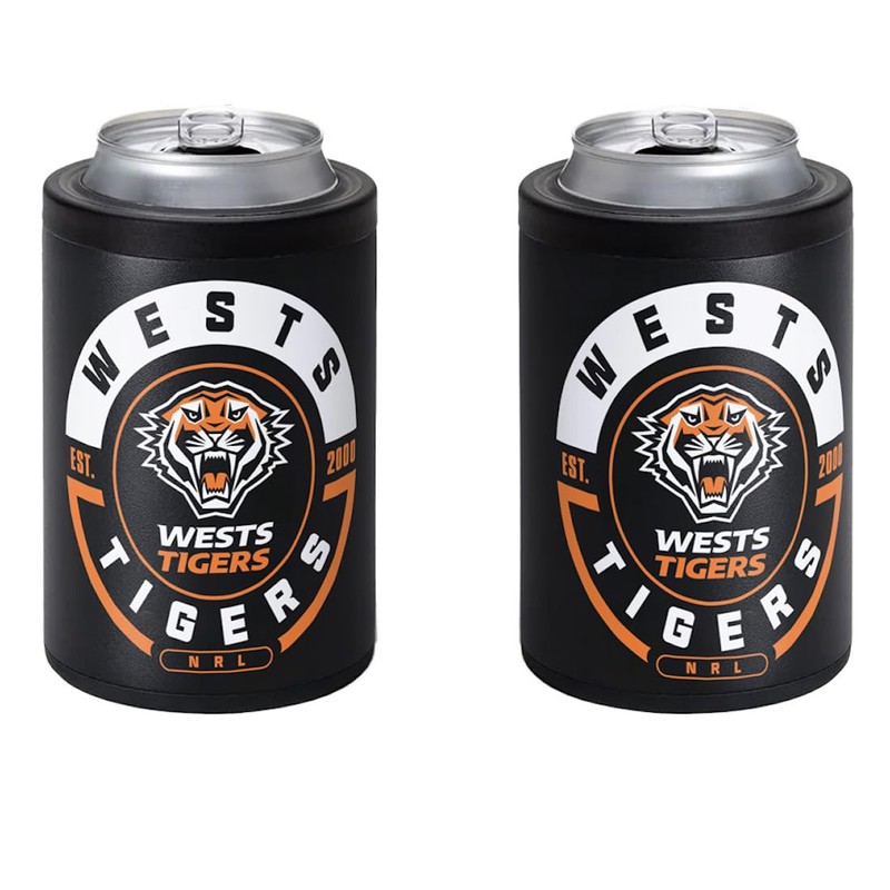 Wests Tigers NRL Rugby League Insulated Can Cooler with Lid