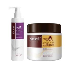 Argan Oil Collagen Hair Mask & Curl-Defining Cream