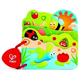 Hape E0043 Baby's Bug Book, Multicolor