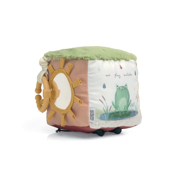 Mamas & Papas Baby/Toddler Soft Toy - Activity Cube- Grateful