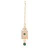 Efulgenz Conjunto de joyería india, gargantilla Kundan de perlas de