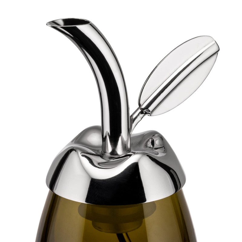 Alessi MSA32 FIOR D'OLIO Olive Oil Taster, 18-10 Steel, Green