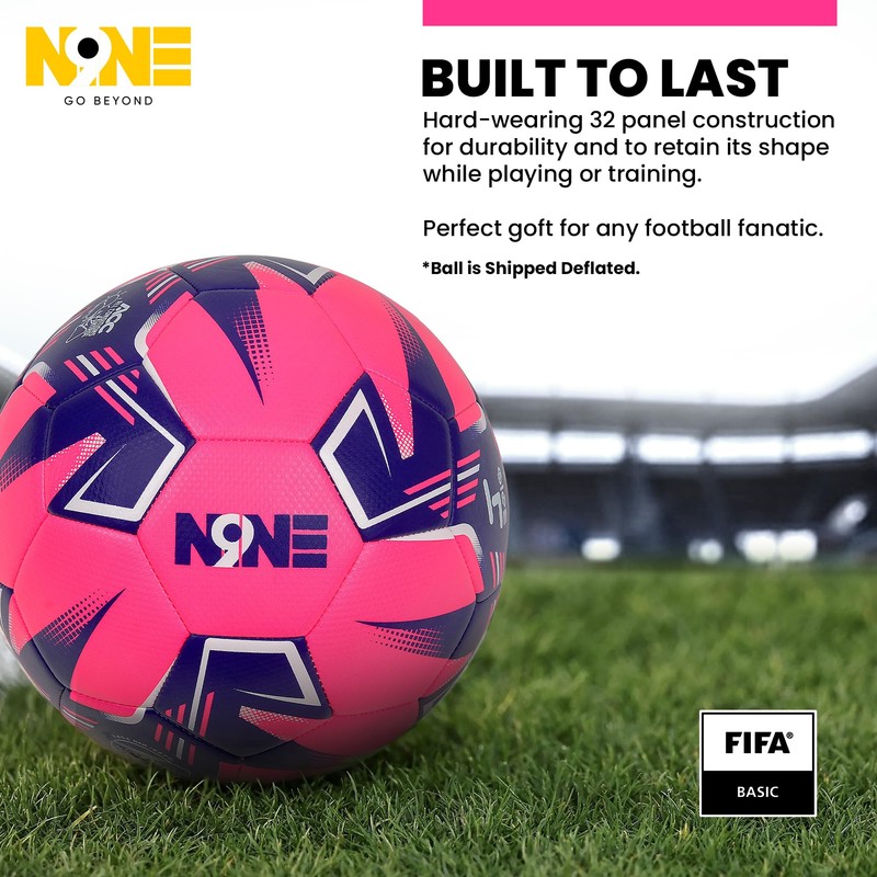 NINE Premium Quality Footballs Striker - Size 3, 4, 5
