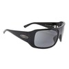 Black Flys Fly 4 LIfe Wrap-around Sunglass Shiny Black w/Smoke