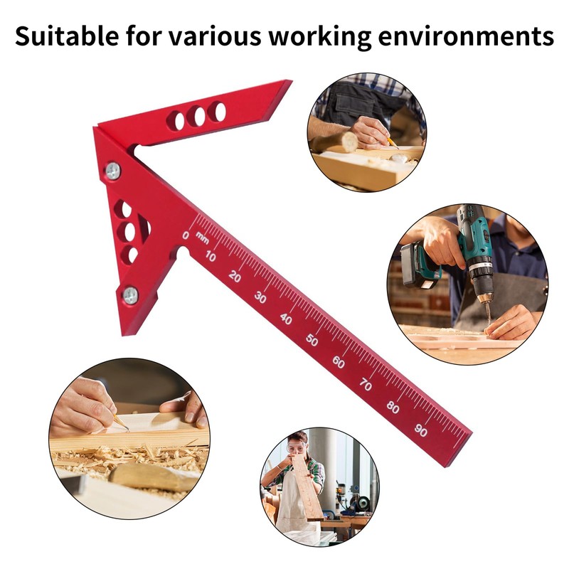 SoeUyd Speed marker, centre finder, centre angle, carpenter's angle for