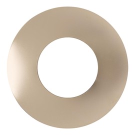 The Can Converter - 7’¾ Inch, Ceiling Medallion, for Home Improvement, Flat Round, Cover Ring for, Ceiling Lighting, Pendant Light, Ceiling Light Fixture, Hanging Light Fixture, Steel, Polished Nickel
