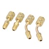 4Pcs 1/4SAE to 5/16SAE Conversion Head Refrigerant Charging Adapter for