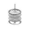 Small Stainless Steel French Press, 12oz Dual-Filter Coffee Plunger Pot