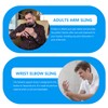 Gatuida 3pcs Breathable Forearm Sling Support Brace Arm Fixed Strap