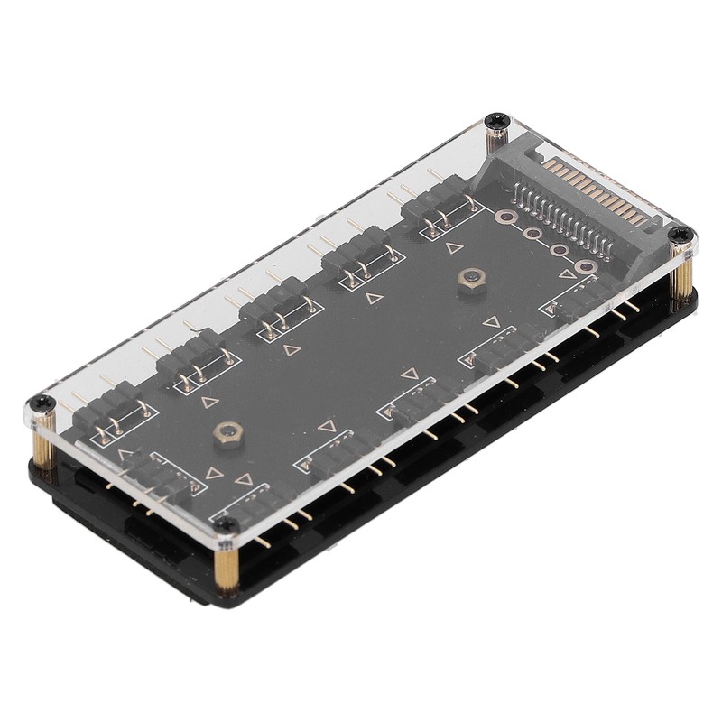 FREEZEMOD RBW Hub Splitter 10-Way Support 5V Lamp with Fan