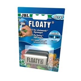 JBL Floaty mini, Floating glass cleaning magnet for aquariums with acrylic panes up to 4 mm thick