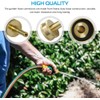 Boring Product Hose Sprayer Nozzle Set, Solid Brass Adjustable Twist