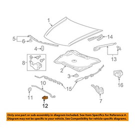 Honda Hood Prop Rod Holder - 91503-TA0-A01