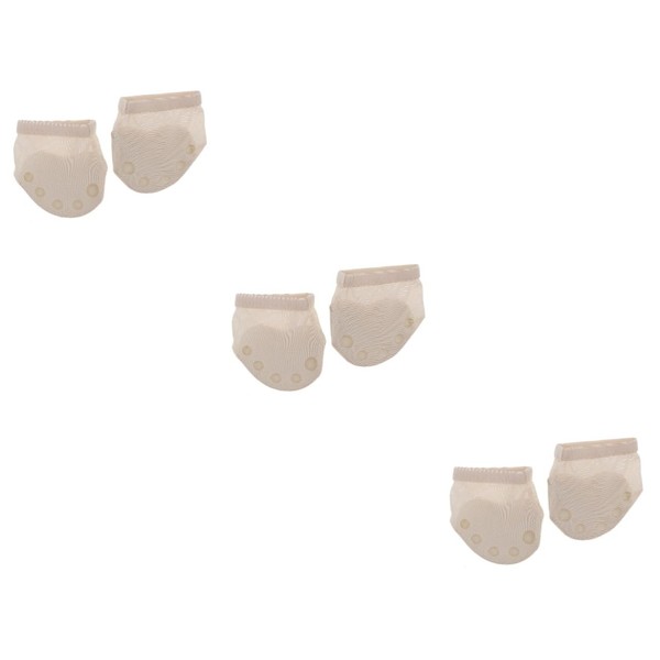 TOVINANNA 3 Pairs Adjust Foot Pad Toe Separators Socks for
