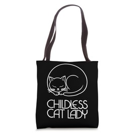 Childless Cat Lady Feline Enthusiast Tote Bag