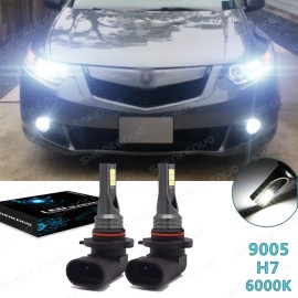 SHENKENUO 9005 DRL For Acura MDX 2001-2013 Daytime Running Light LED White 6500K HB3 Bulbs